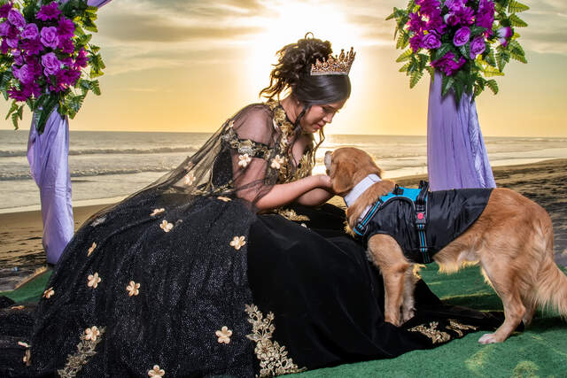 Con su perrito de esmoquin — Producciones Guzmán SV